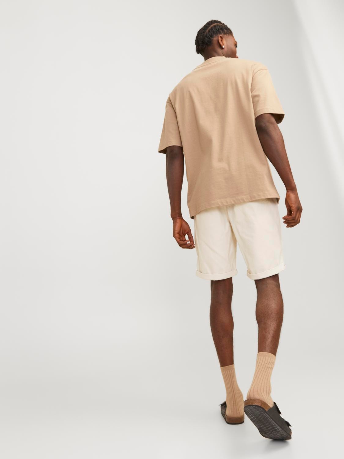 Jack & Jones Regular Fit Chino Shorts -Bright White - 12206889