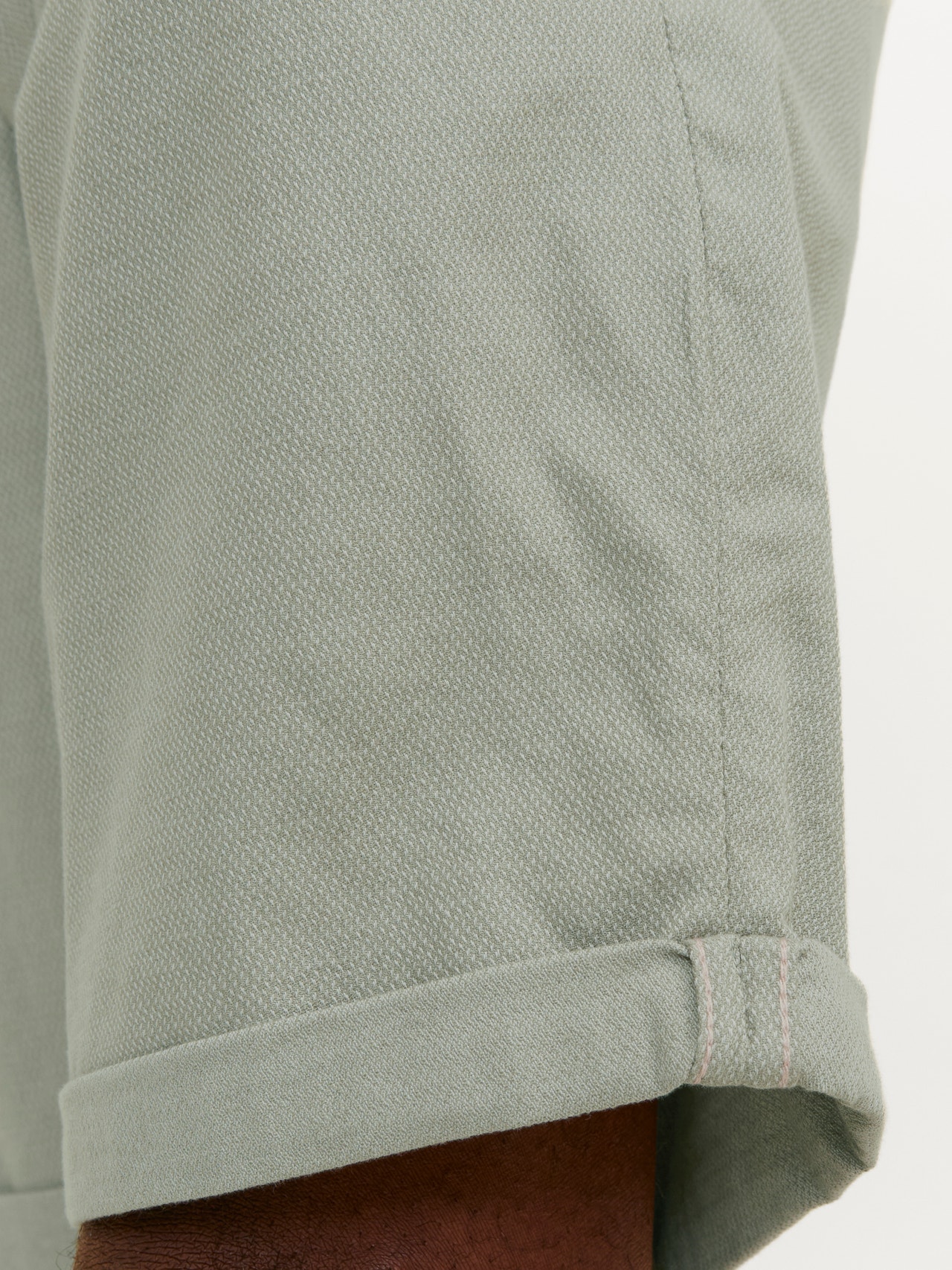 Jack & Jones Regular Fit Lühikesed puuvillased püksid -Agave Green - 12206889