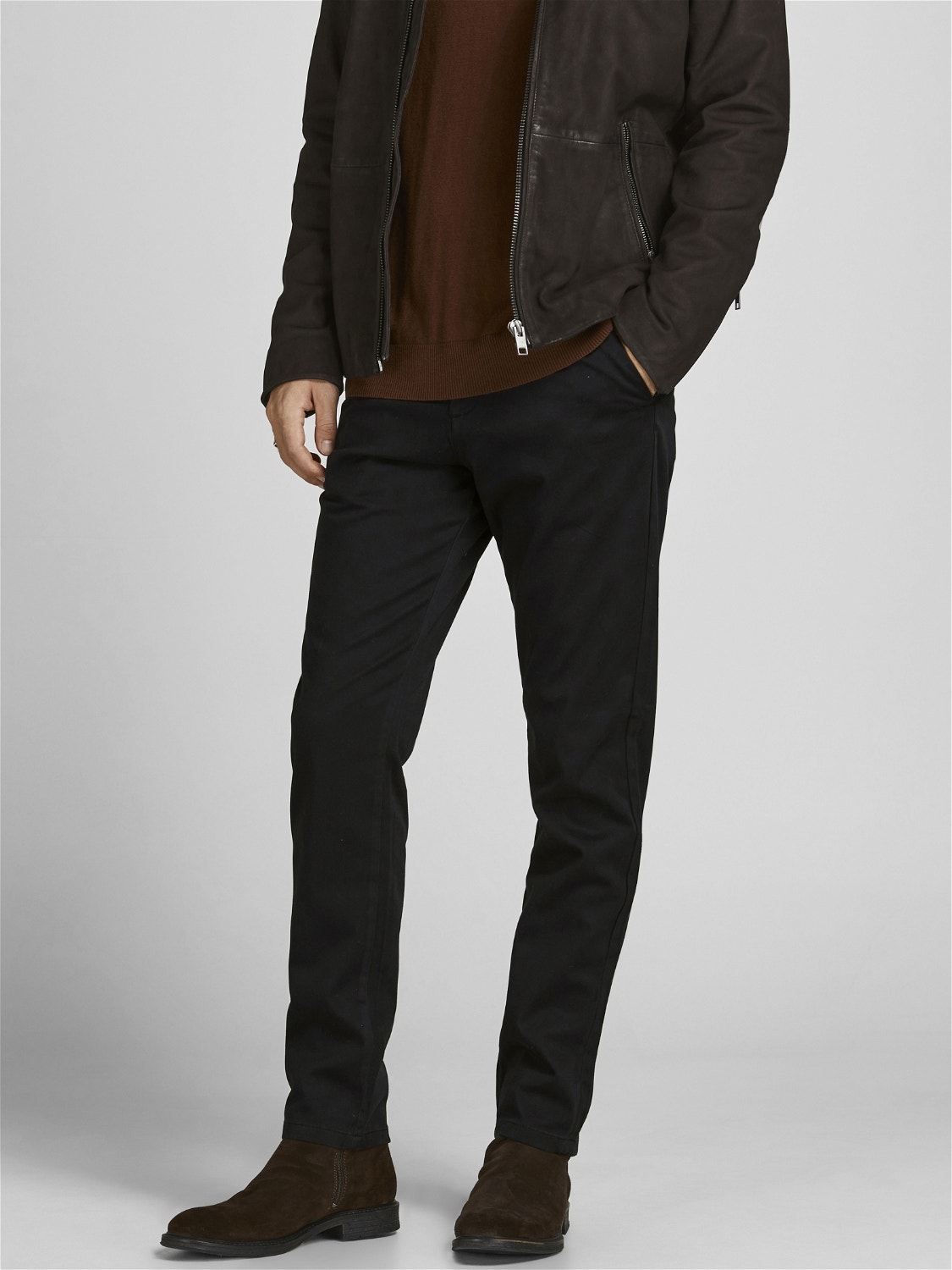 Jack & Jones Regular Fit Chino trousers -Black - 12207410
