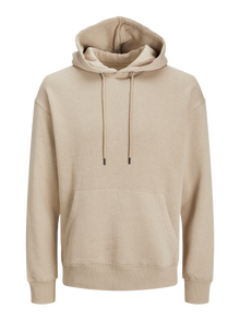 Jack & Jones Hoodie Liso -Crockery - 12208157
