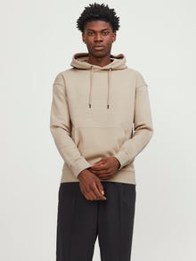 Jack & Jones Hoodie Liso -Crockery - 12208157