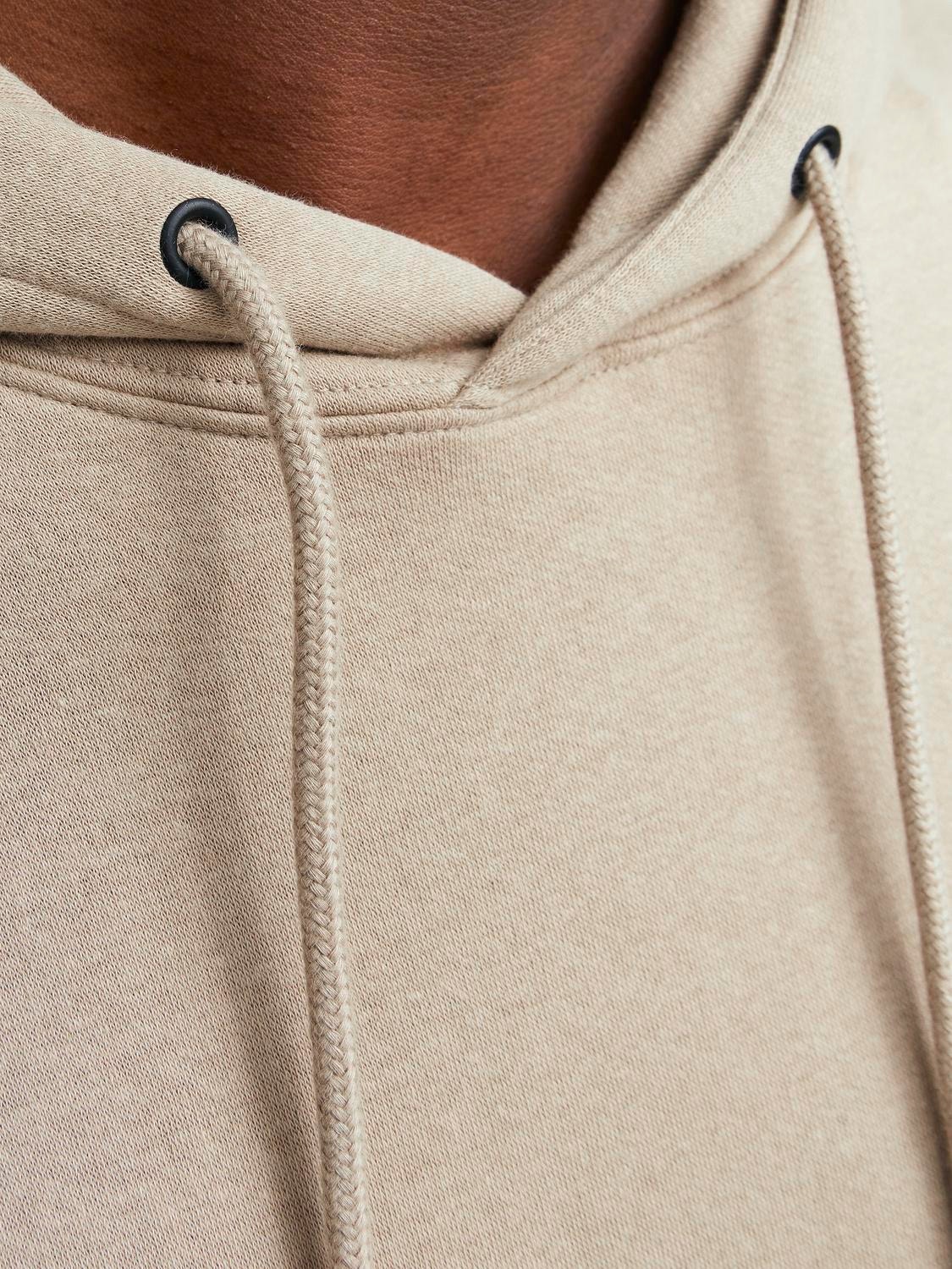 Jack & Jones Hoodie Liso -Crockery - 12208157