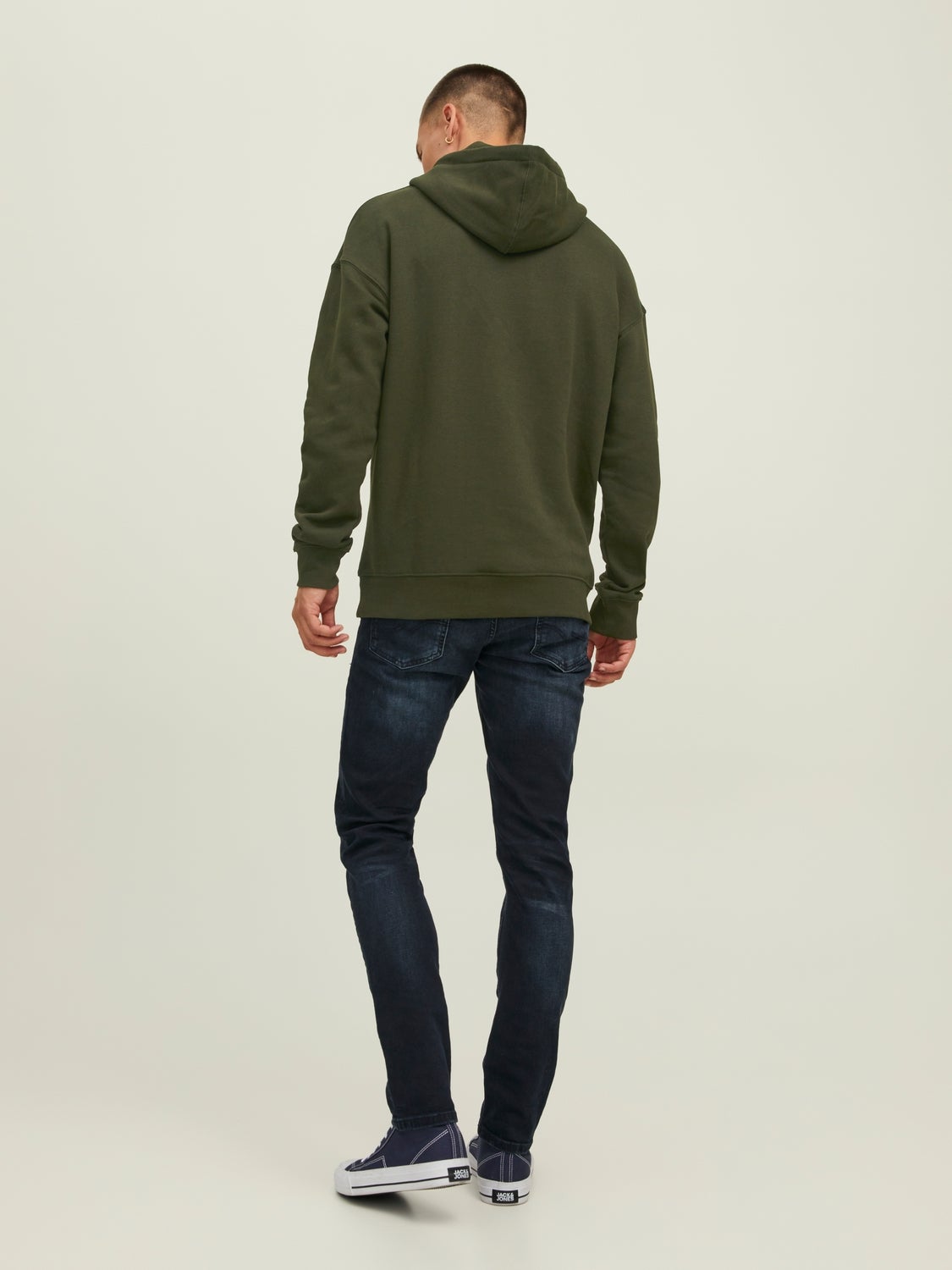 Jack and jones hot sale green hoodie