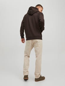 Jack & Jones Hoodie Liso -Mulch - 12208157