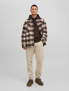 Jack & Jones Hoodie Liso -Mulch - 12208157