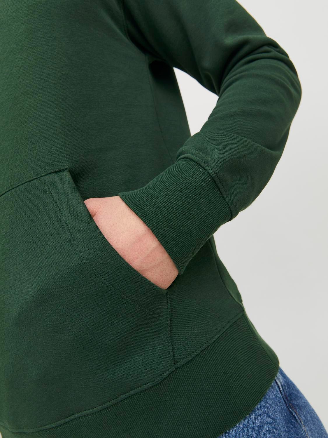 Plain dark green discount sweatshirt