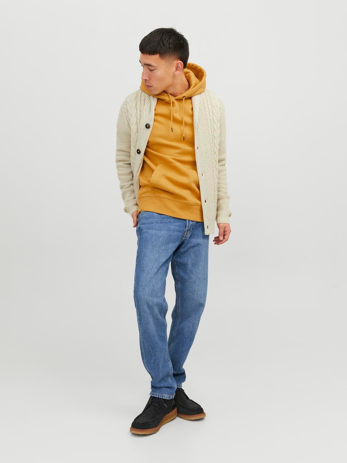 Jack & Jones Effen Hoodie -Honey Gold - 12208157