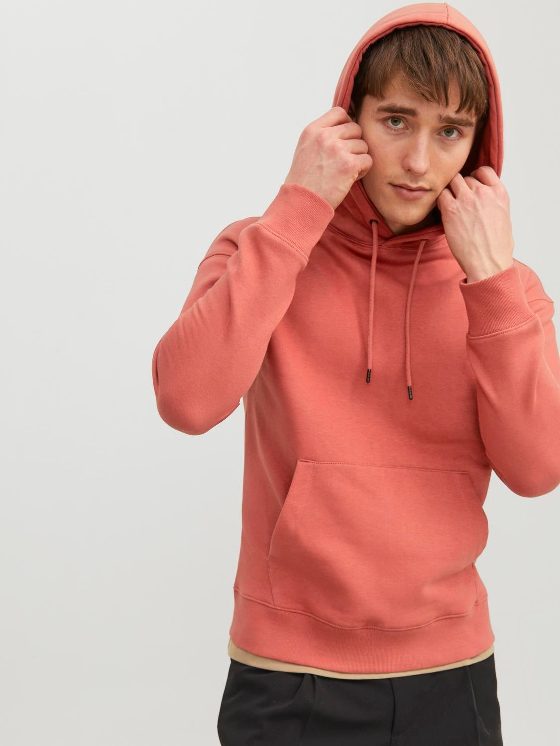 Jack and jones red sales hoodie