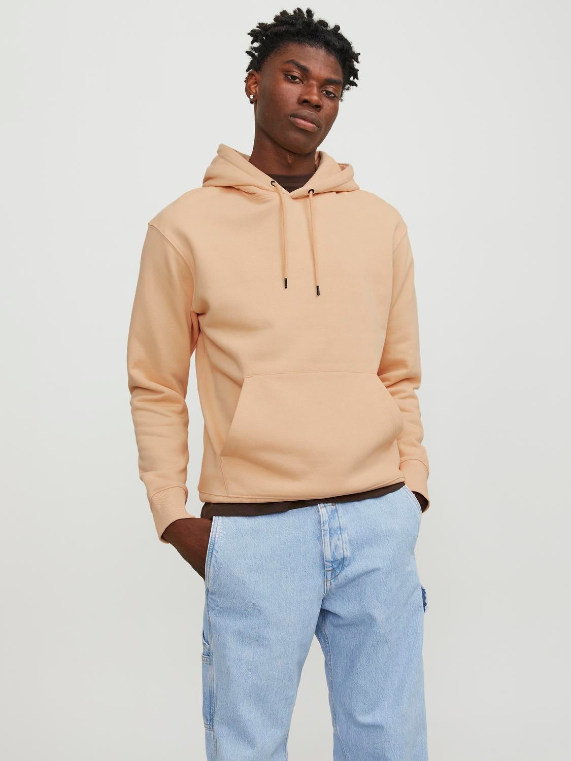 Jack and jones hoodie hot sale orange