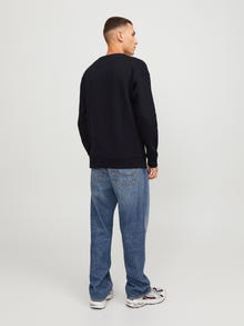 Jack & Jones Sweatshirt Liso -Black - 12208182