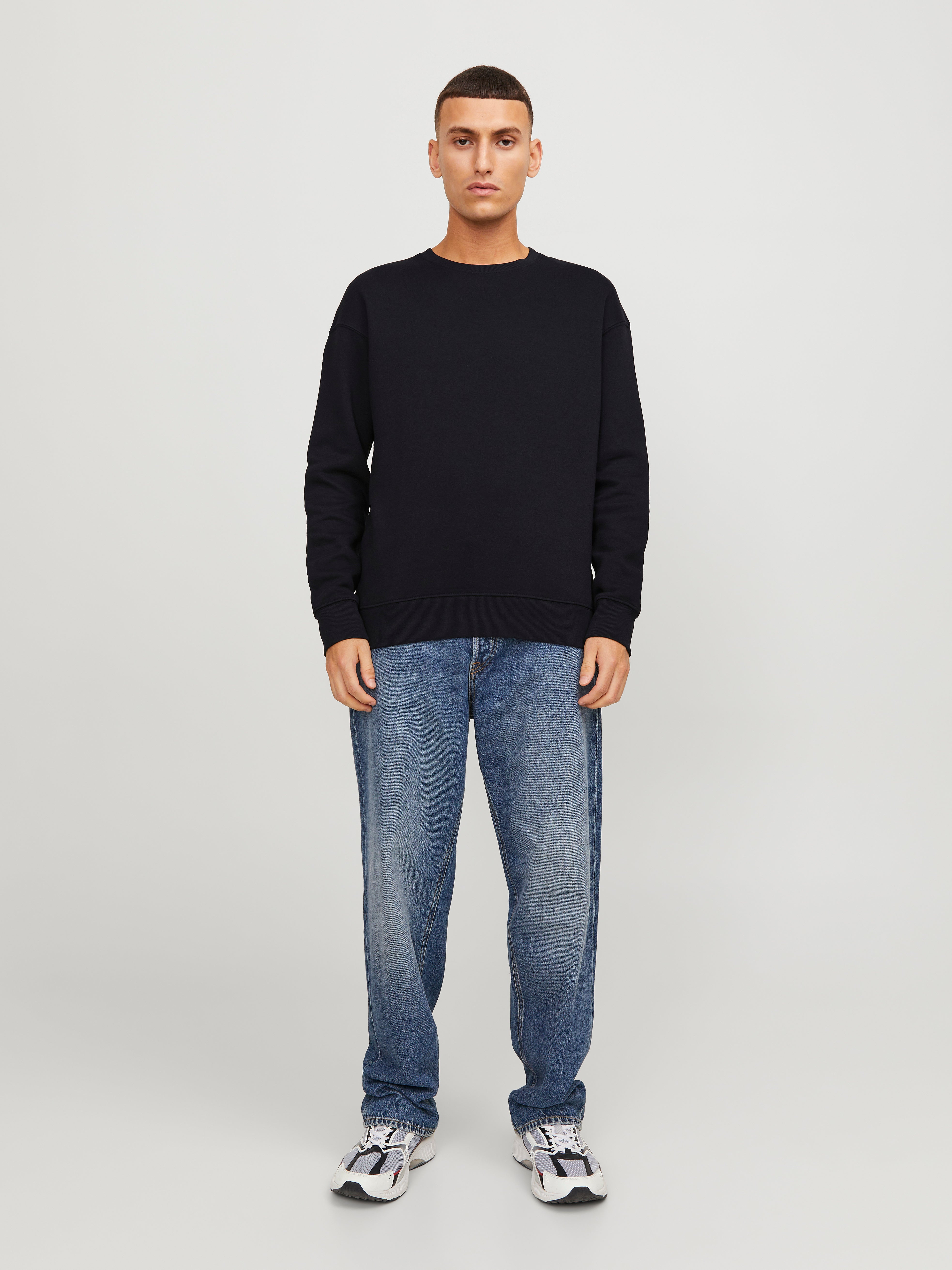 Produktbild von Jack & Jones Originals - Oversize-Sweatshirt In Grau Mit „Rowing Club"-Print Auf Dem Rücken