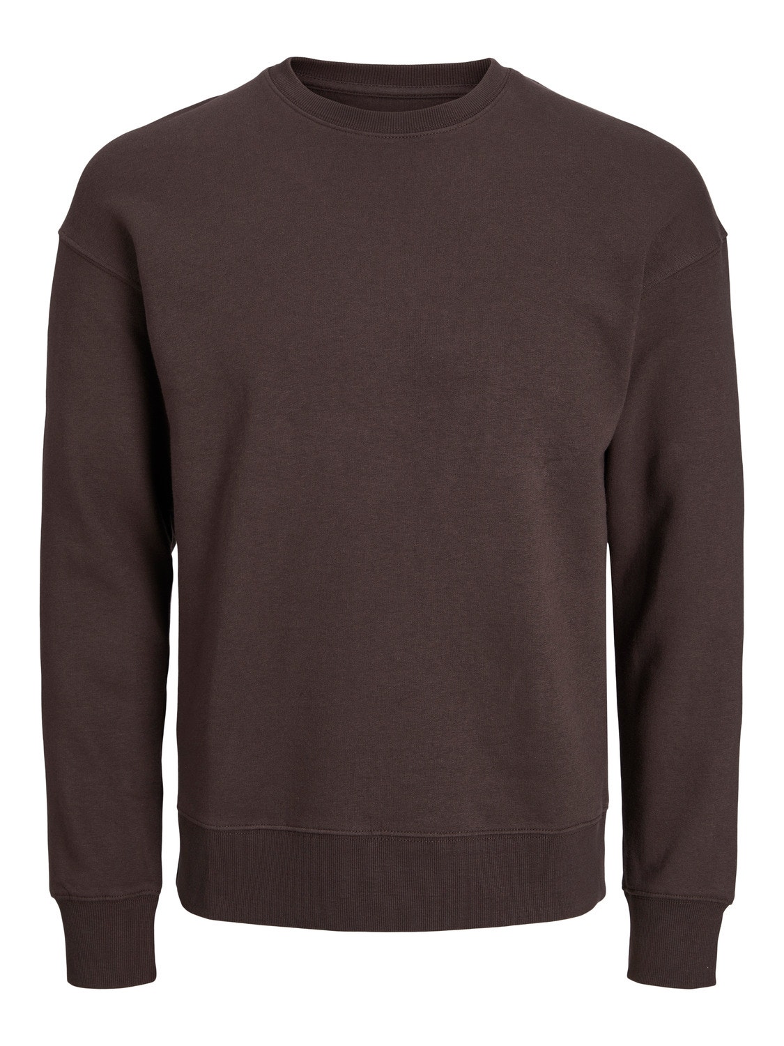 Jack & Jones Vanlig Genser med rund hals -Seal Brown - 12208182