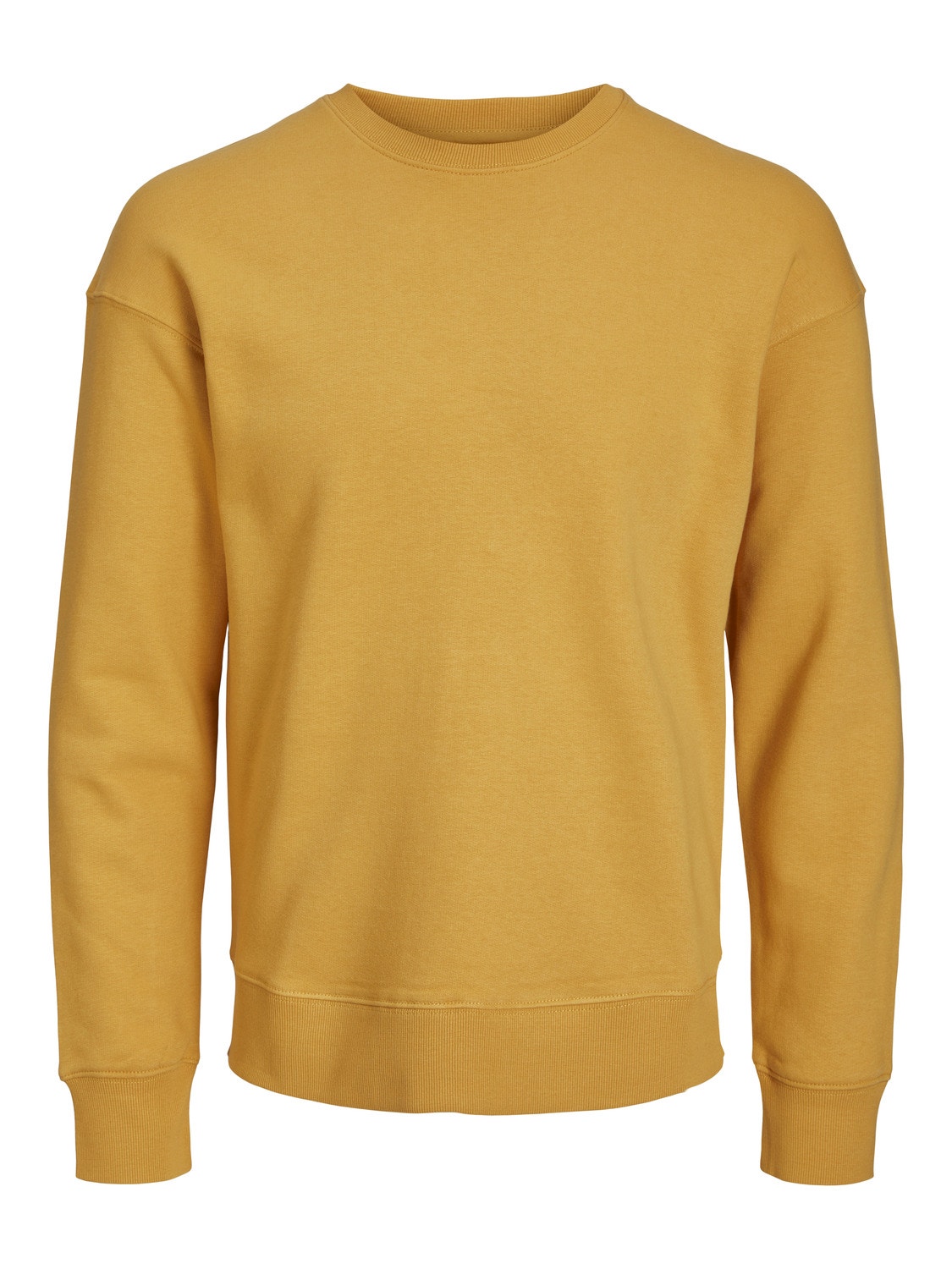 Jack & Jones Plain Crewn Neck Sweatshirt -Honey Gold - 12208182