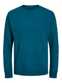 Jack & Jones Effen Sweatshirt met ronde hals -Sailor blue - 12208182