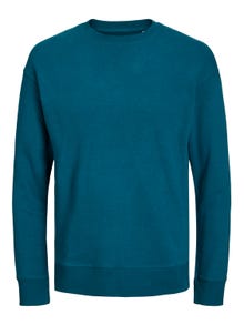 Jack & Jones Plain Crew neck Sweatshirt -Sailor blue - 12208182