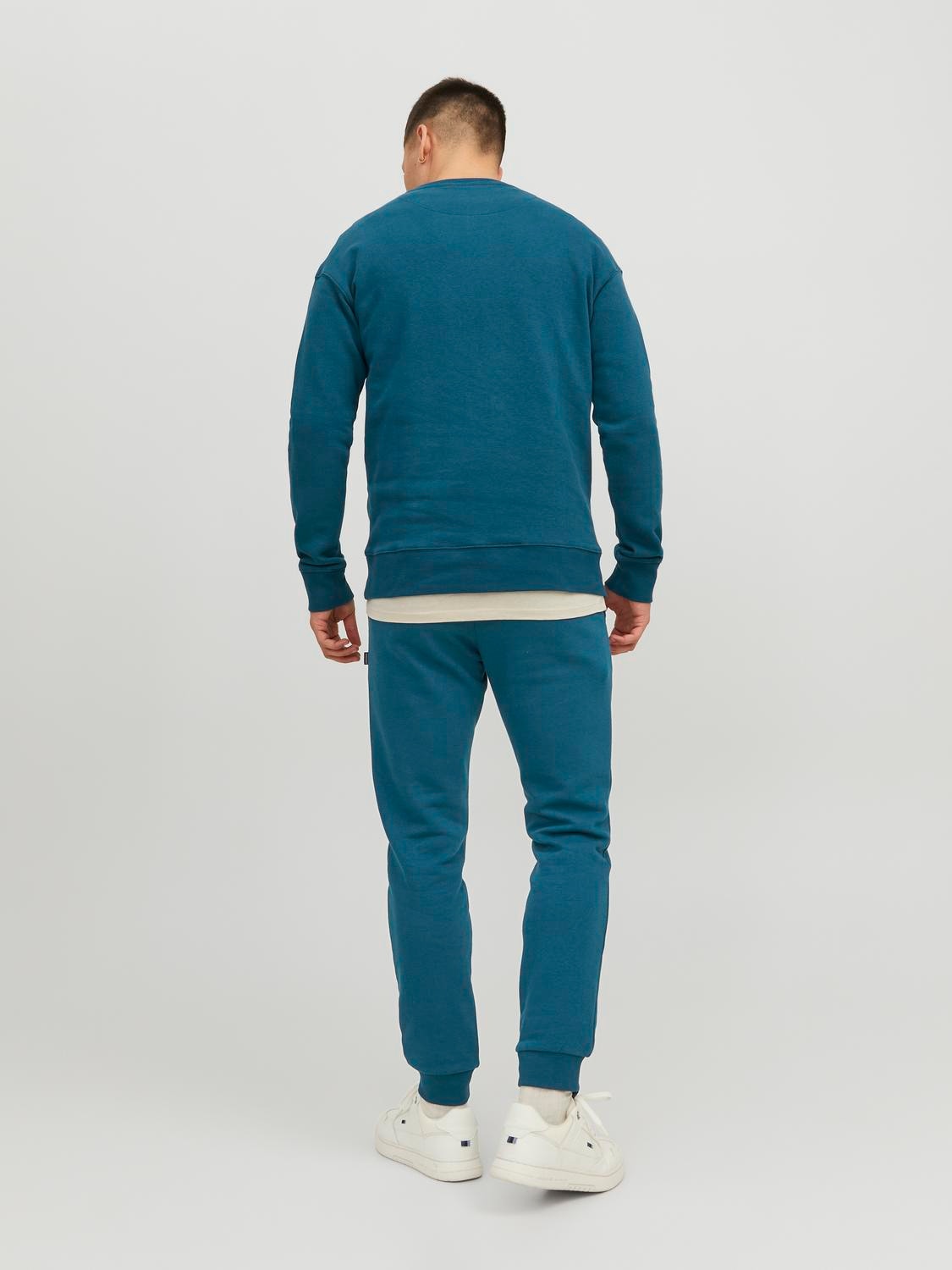 Jack & Jones Plain Crewn Neck Sweatshirt -Sailor blue - 12208182
