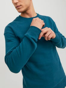 Jack & Jones Effen Sweatshirt met ronde hals -Sailor blue - 12208182