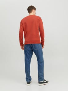 Jack & Jones Einfarbig Sweatshirt mit Rundhals -Cinnabar - 12208182