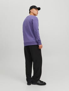 Jack & Jones Effen Sweatshirt met ronde hals -Twilight Purple - 12208182