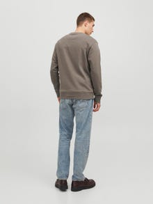 Jack & Jones Plain Crew neck Sweatshirt -Bungee Cord - 12208182