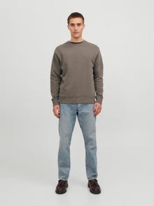 Jack & Jones Effen Sweatshirt met ronde hals -Bungee Cord - 12208182