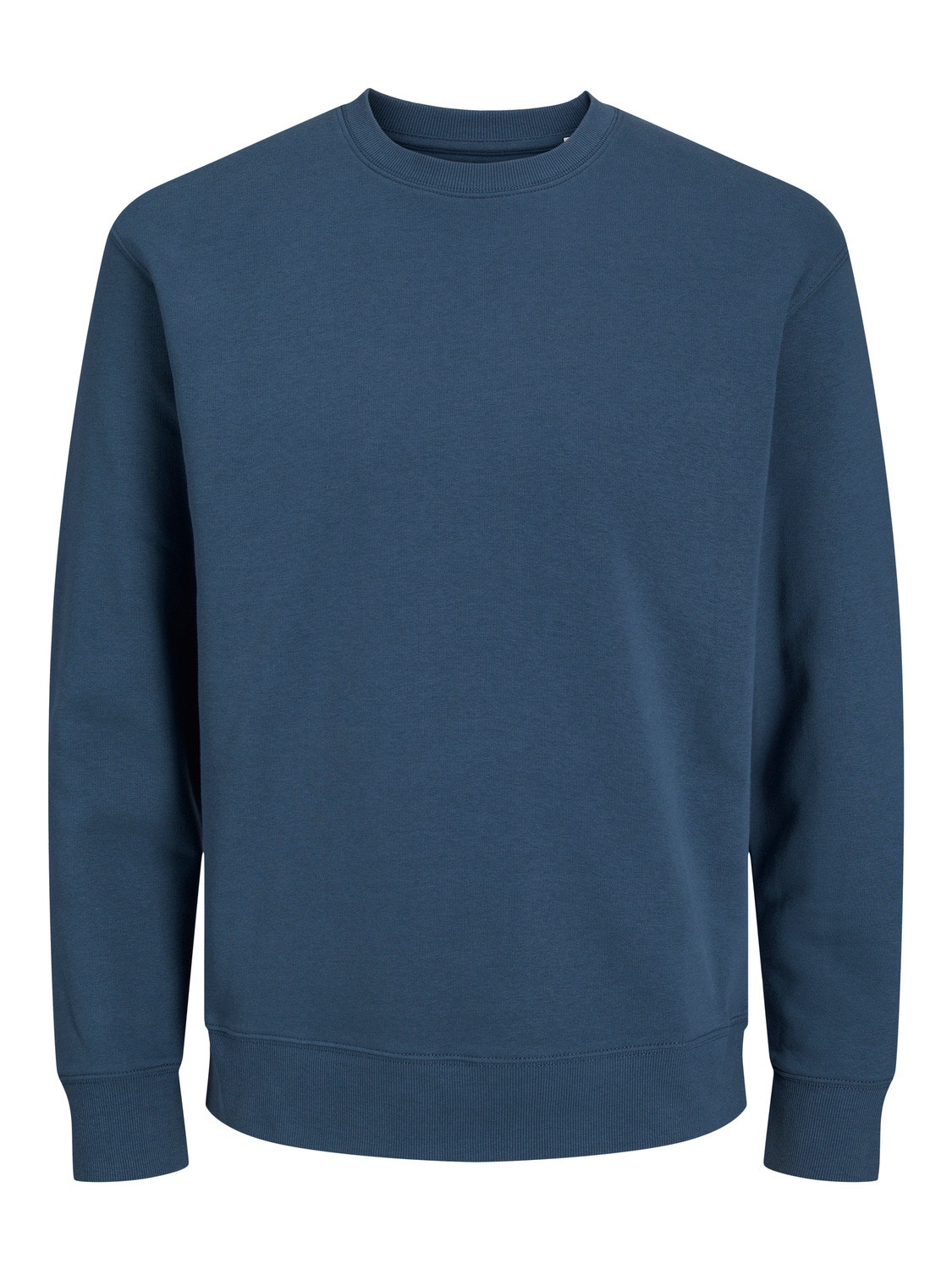 Jack & Jones Enfärgat Crewneck tröja -Ensign Blue - 12208182