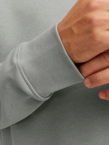 Jack & Jones Plain Crew neck Sweatshirt -Ultimate Grey - 12208182