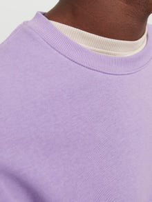 Jack & Jones Plain Crewn Neck Sweatshirt -Purple Rose - 12208182