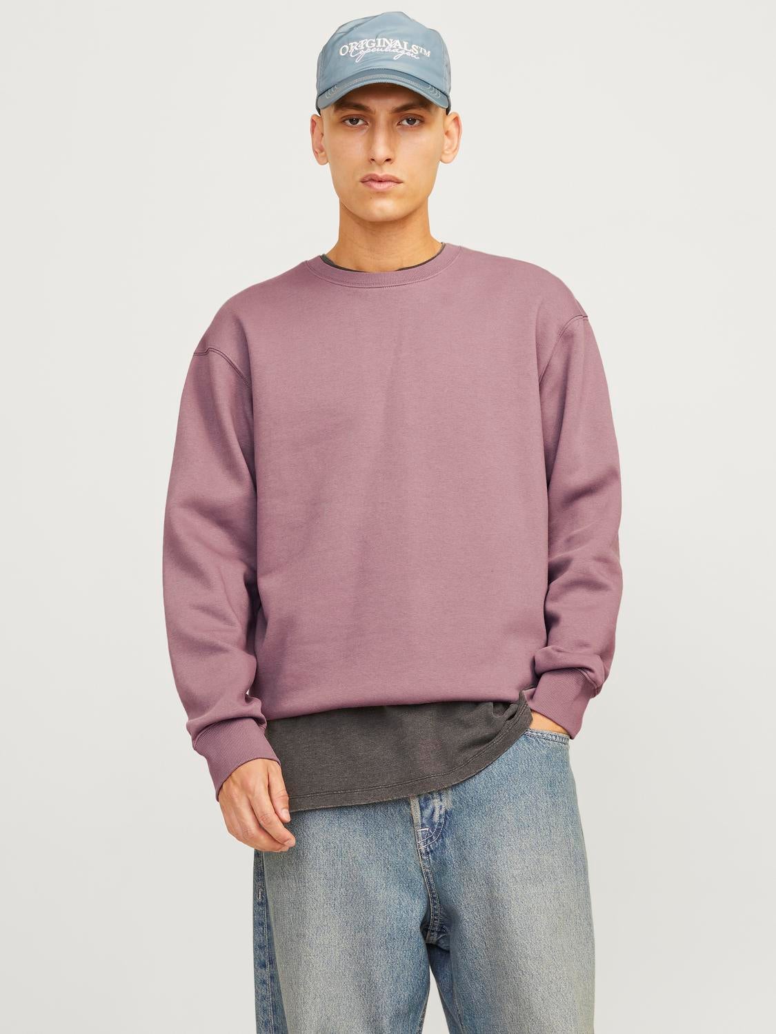 Relaxed Fit Crew neck Dropped shoulders Sweatshirt