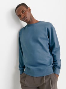 Jack & Jones Ensfarvet Sweatshirt -Oceanview - 12208182