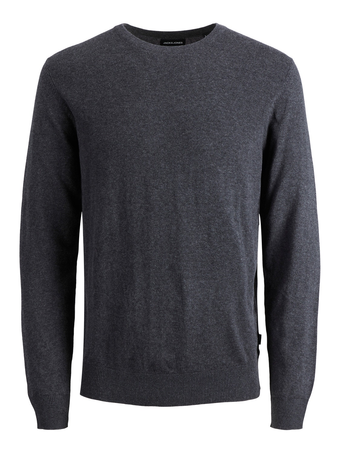 Jack & Jones Vienspalvis Apatinis megztinis -Dark Grey Melange - 12208364