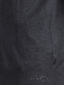 Jack & Jones Effen Gebreide pullover -Dark Grey Melange - 12208364