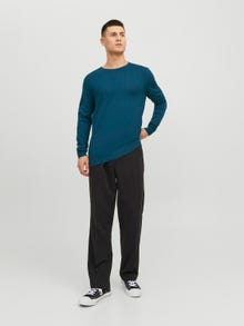 Jack & Jones Bez vzoru Svetr s okrouhlým výstřihem -Sailor blue - 12208364