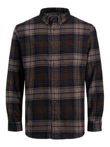 Jack & Jones Camicia casual Slim Fit -Black Coffee - 12209098