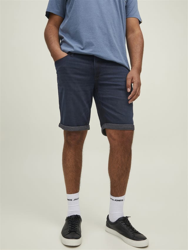 Jack & Jones Plus Size Regular Fit Jeans-Shorts - 12209236