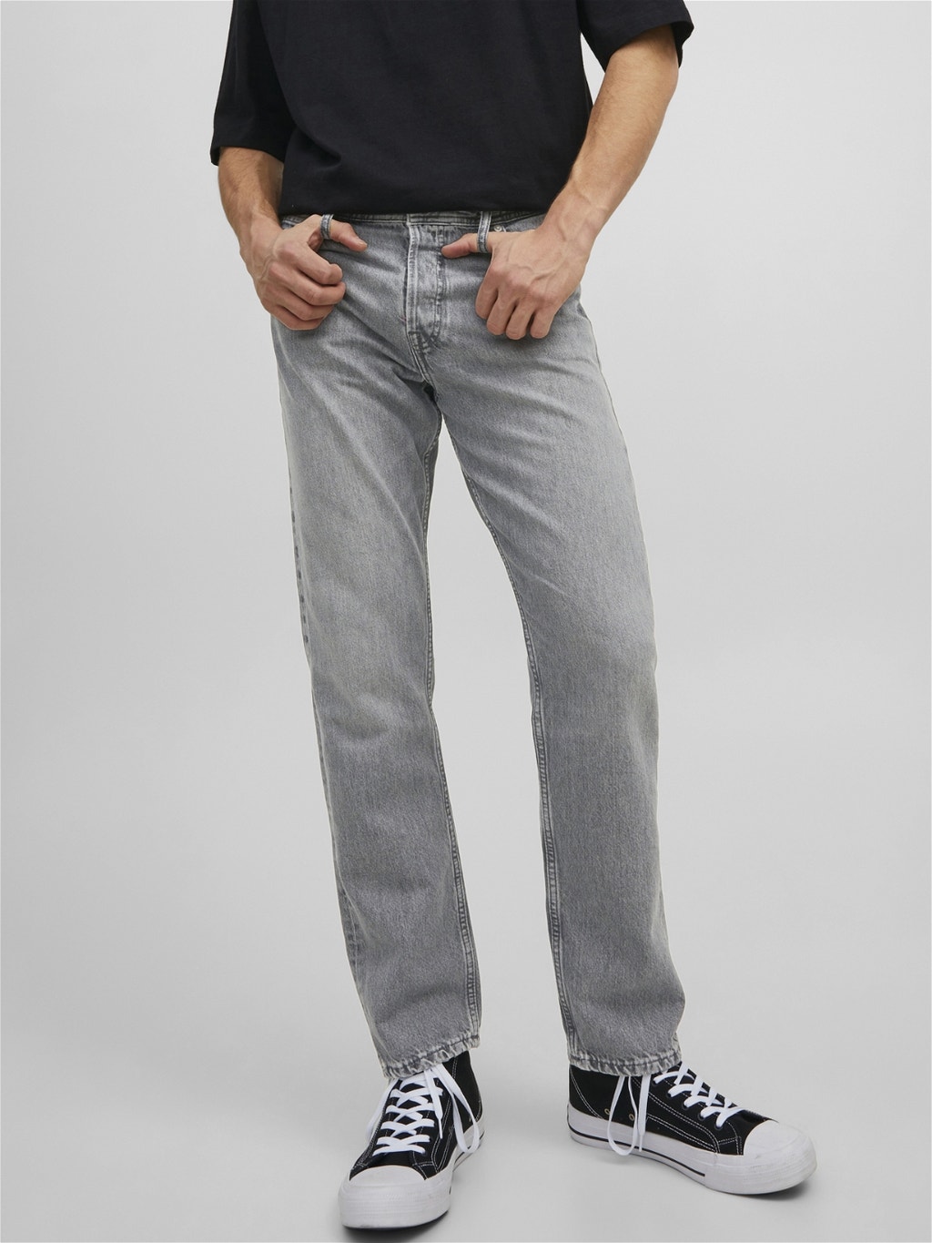 Polijsten Buiten wenselijk Relaxed Fit High rise Jeans | Medium Grey | Jack & Jones®