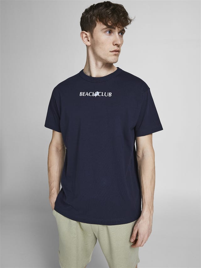 Jack & Jones Tekst Ronde hals T-shirt - 12209827