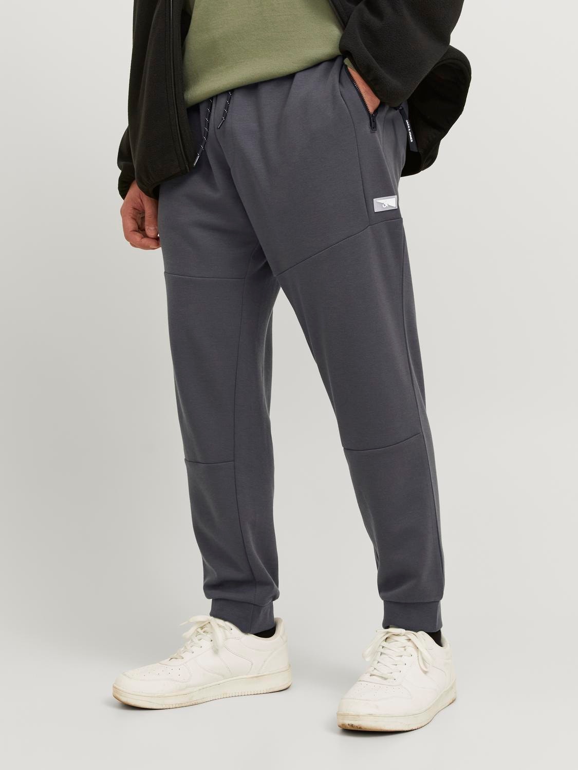Jack & Jones Plus Size Pantalon de survêtement Regular Fit -Asphalt - 12209984