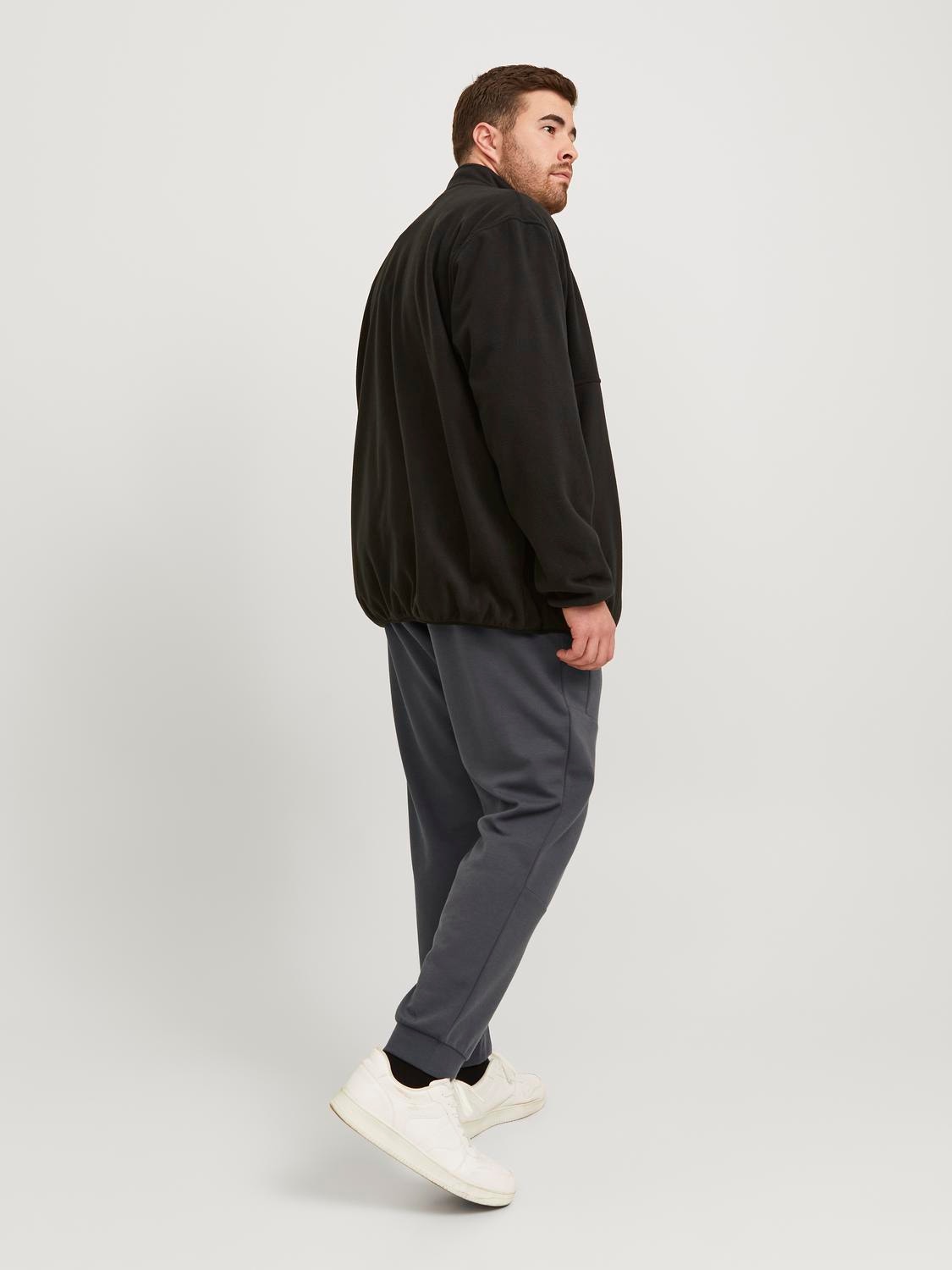 Jack & Jones Παντελόνι Regular Fit Φόρμα Μεγάλο μέγεθος -Asphalt - 12209984