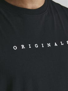 Jack & Jones Camiseta Logotipo Cuello redondo -Black - 12210016