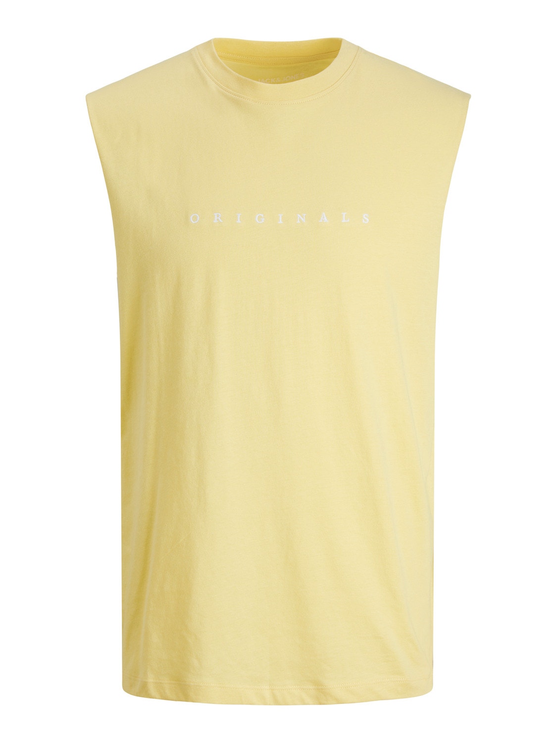 Jack & Jones Logo O-hals T-skjorte -French Vanilla - 12210016