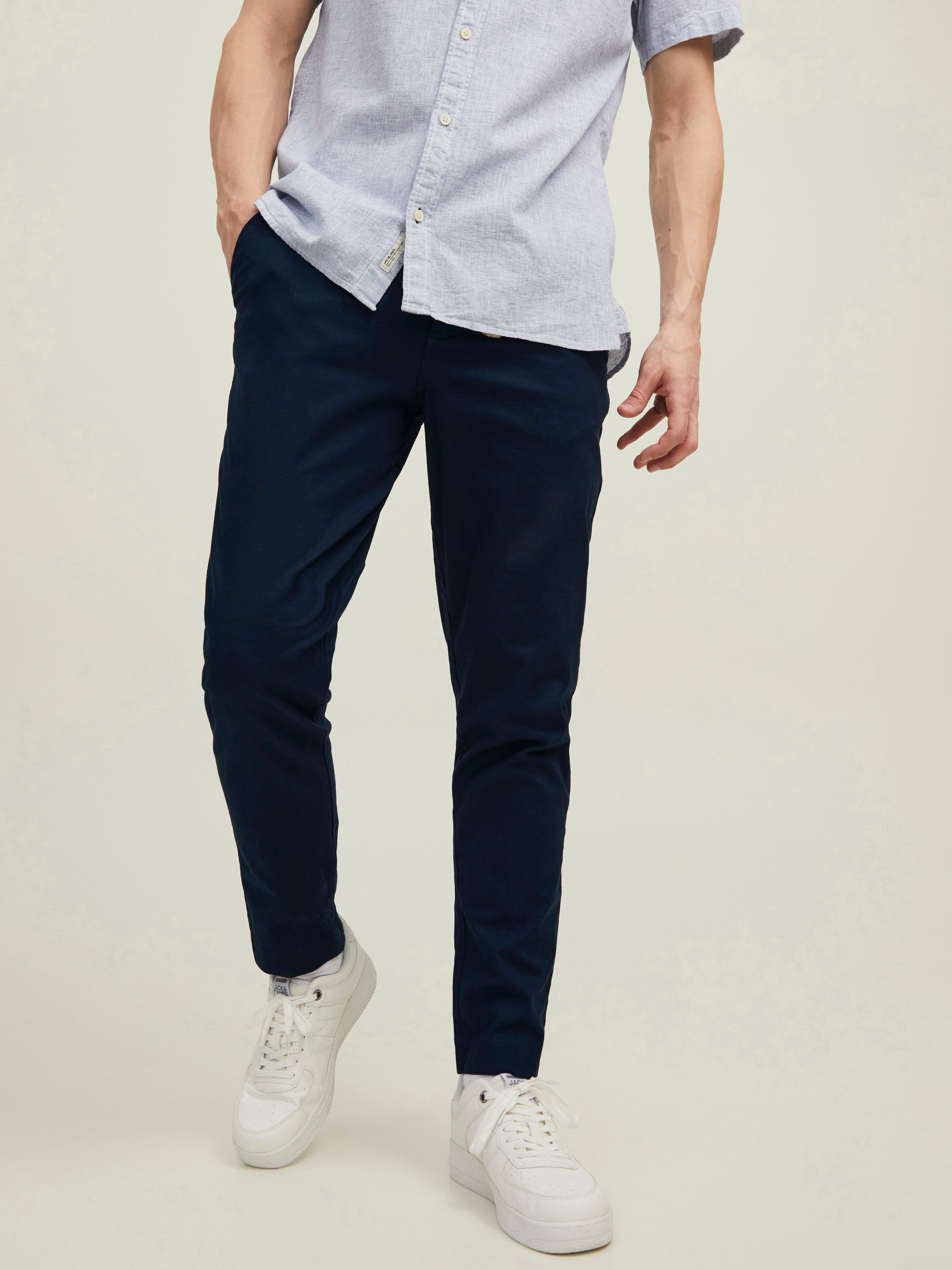 Regular Fit Chino trousers | Dark Blue | Jack & Jones® 