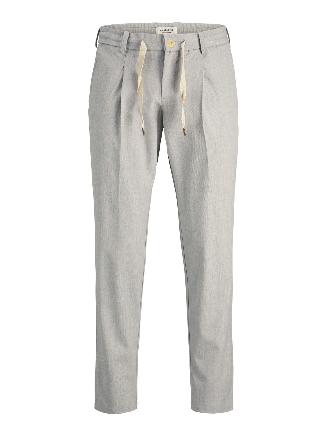 Jack & Jones Carrot fit Chino trousers -Light Grey Melange - 12210219
