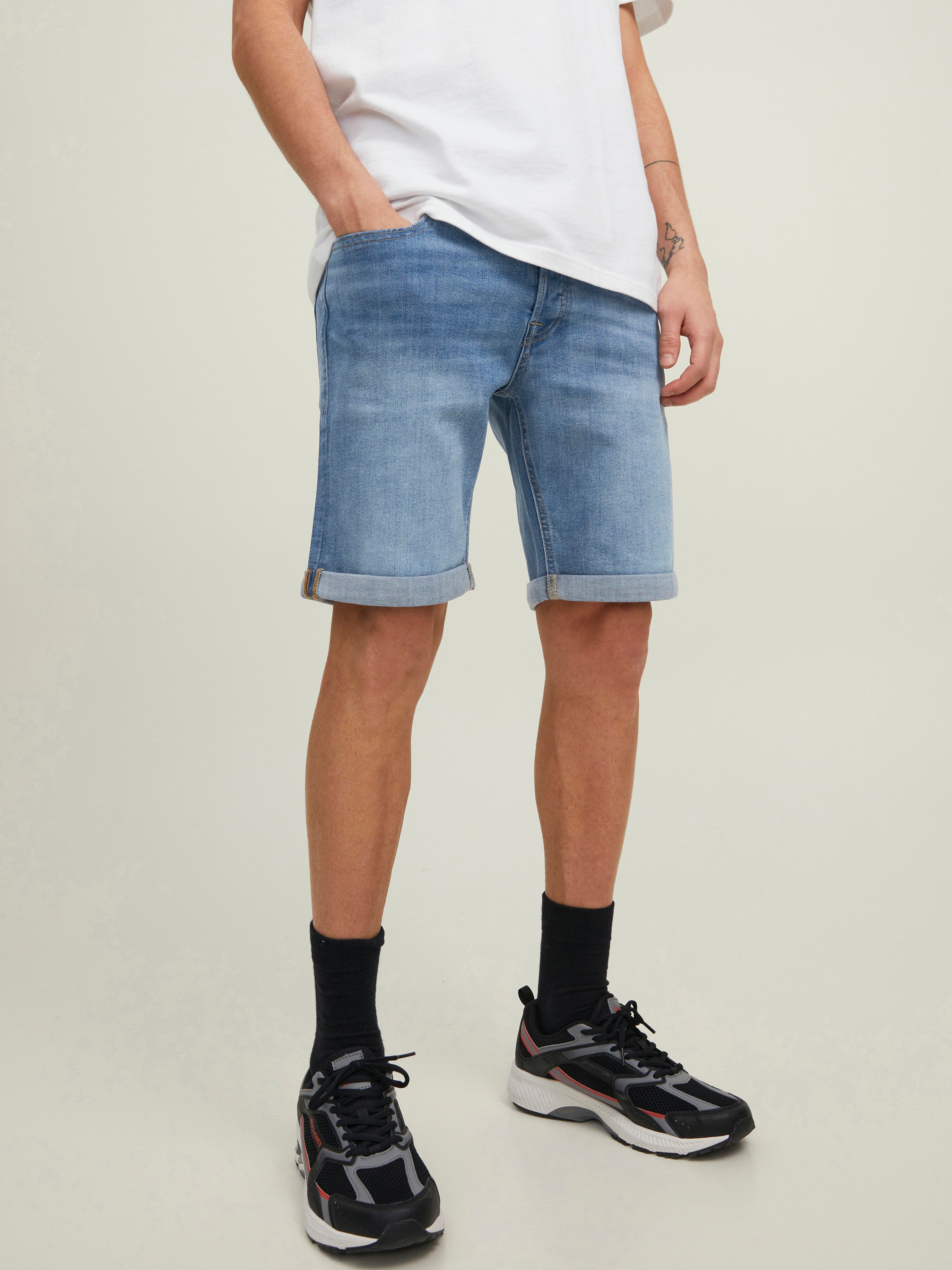 HERREN Jeans Ripped Jack & Jones Shorts jeans Rabatt 64 % Schwarz M 
