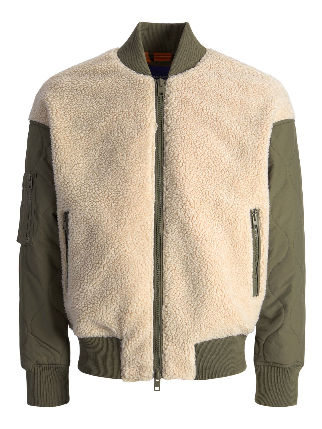 Boxy fit bomber jacket with 70 