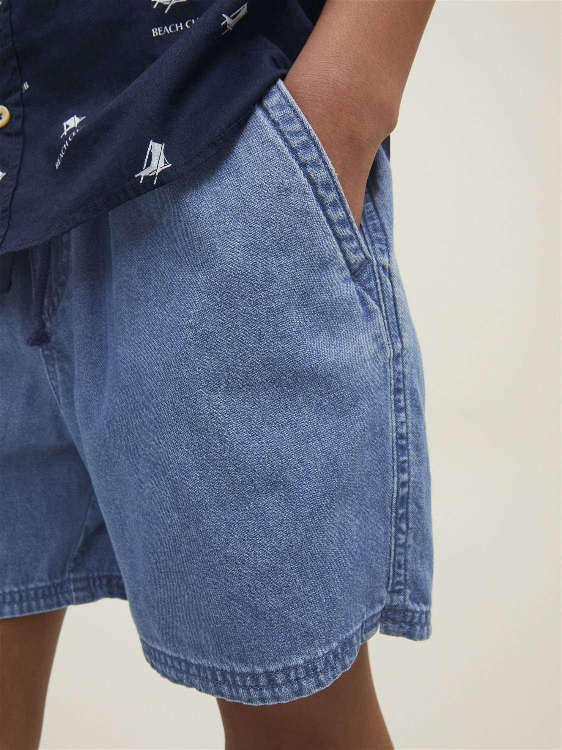 Jack & Jones Regular Fit Jeansowe szorty Dla chłopców -Blue Denim - 12210579