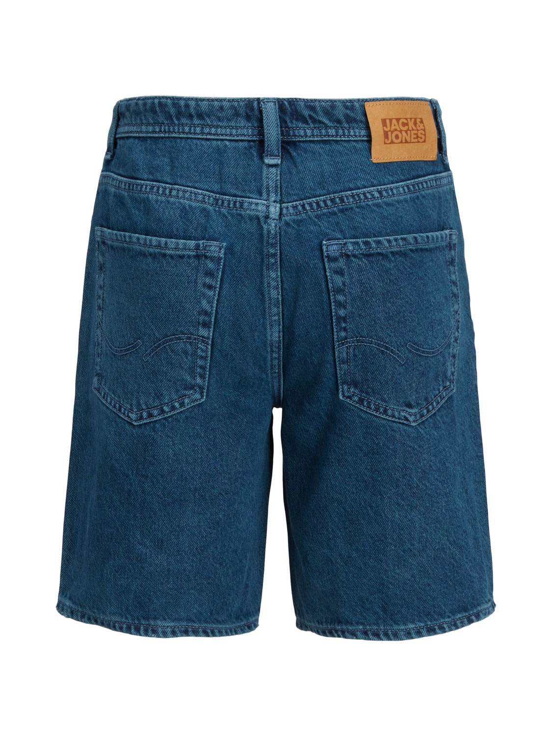 Jack & Jones Relaxed Fit Bermuda in jeans Per Bambino -Mineral Blue - 12210644