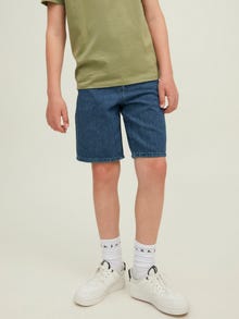 Jack & Jones Relaxed Fit Denim shorts For boys -Mineral Blue - 12210644