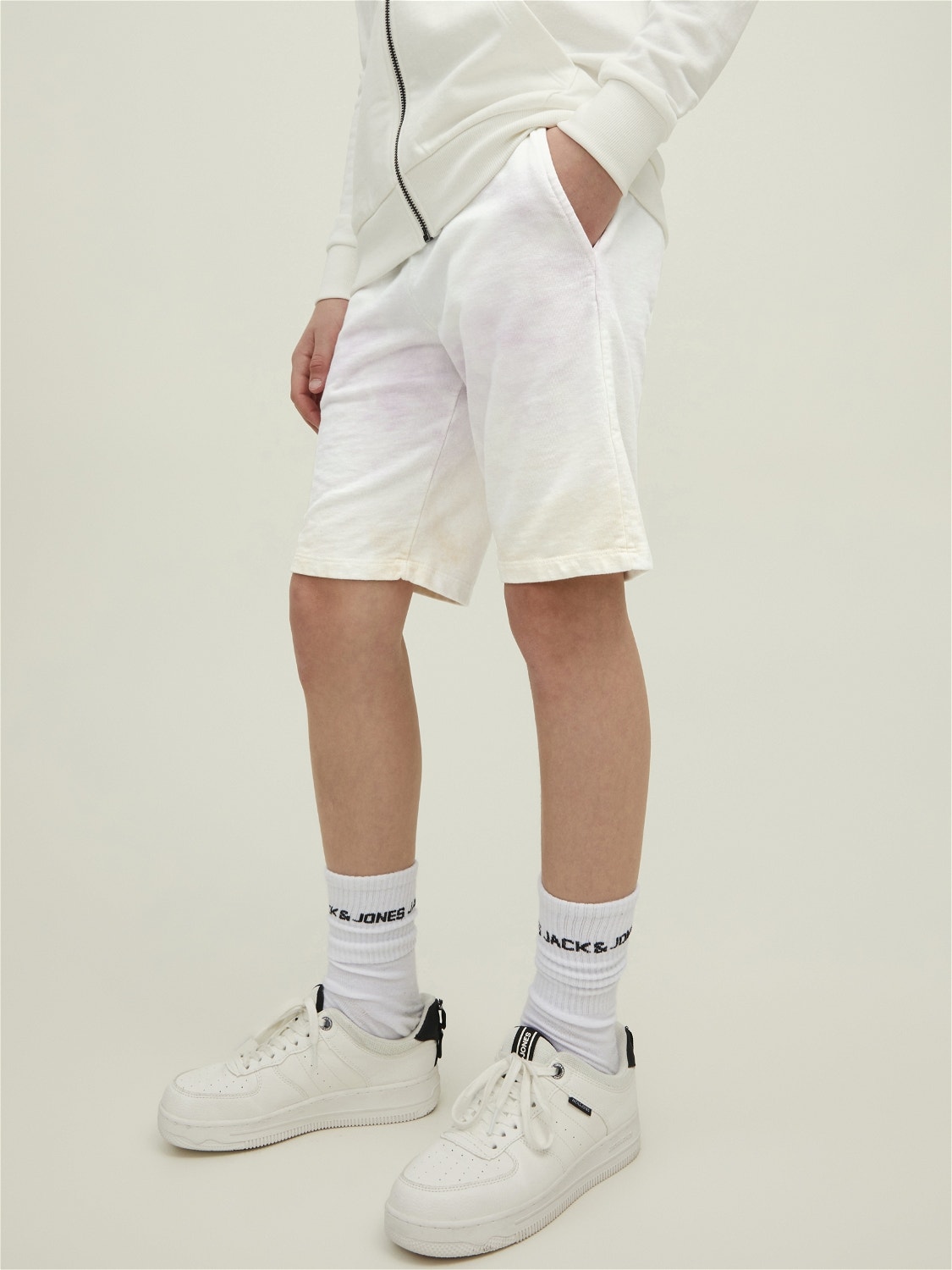 Jack & Jones Regular Fit Pantaloncini in felpa Per Bambino -White - 12210759