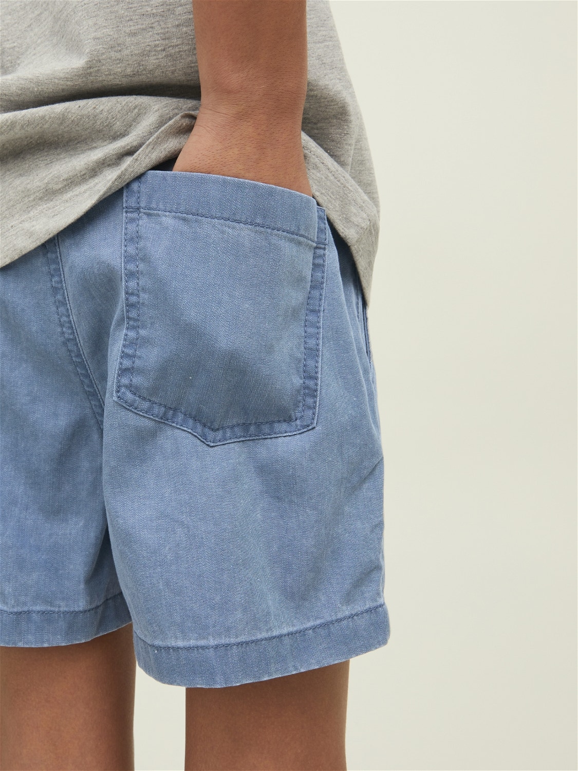 Jack & Jones Regular Fit Sweat shorts Til drenge -Bluefin - 12210818